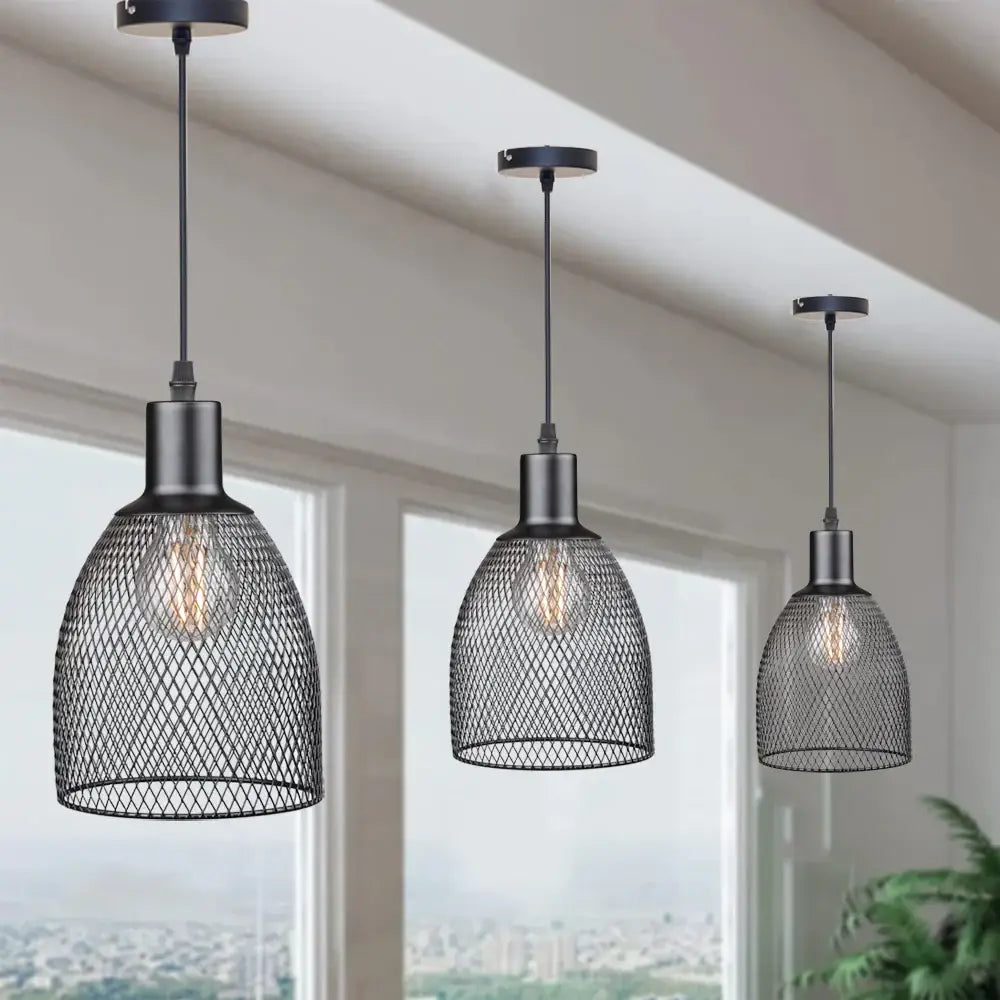 Metal Cage Bell Pendant