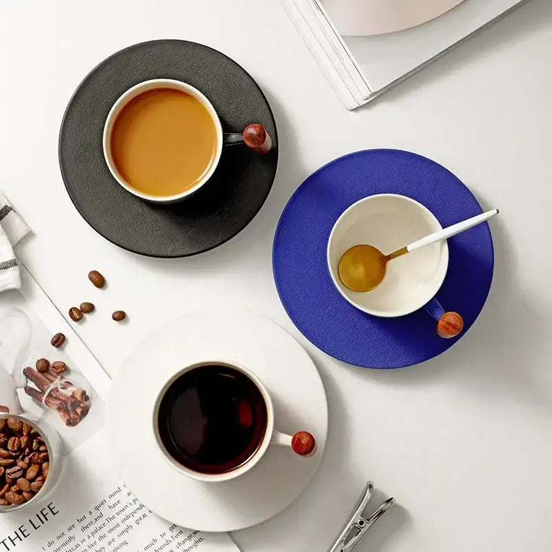 Ceramic Coffee Cup Set