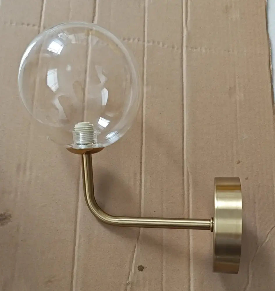 Brass Glass Ball Nordic Wall Lamp
