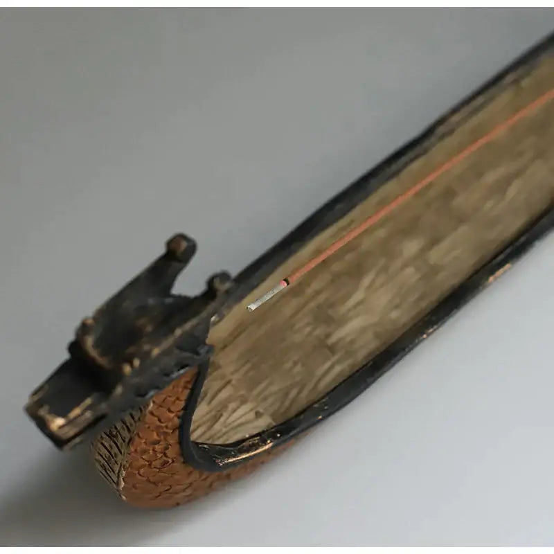 Bronze Dragon Boat Incense