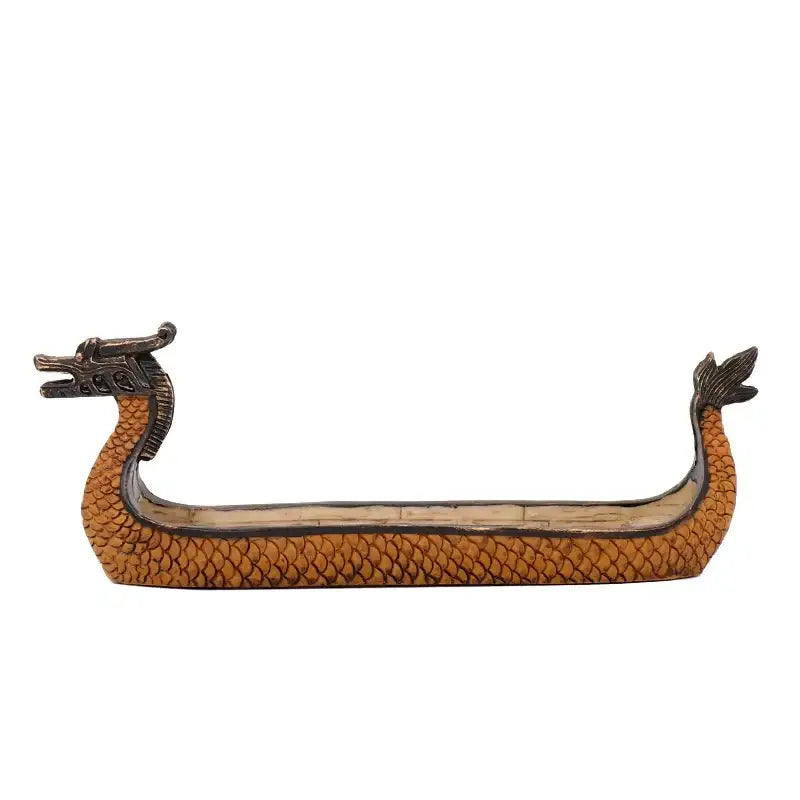 Bronze Dragon Boat Incense