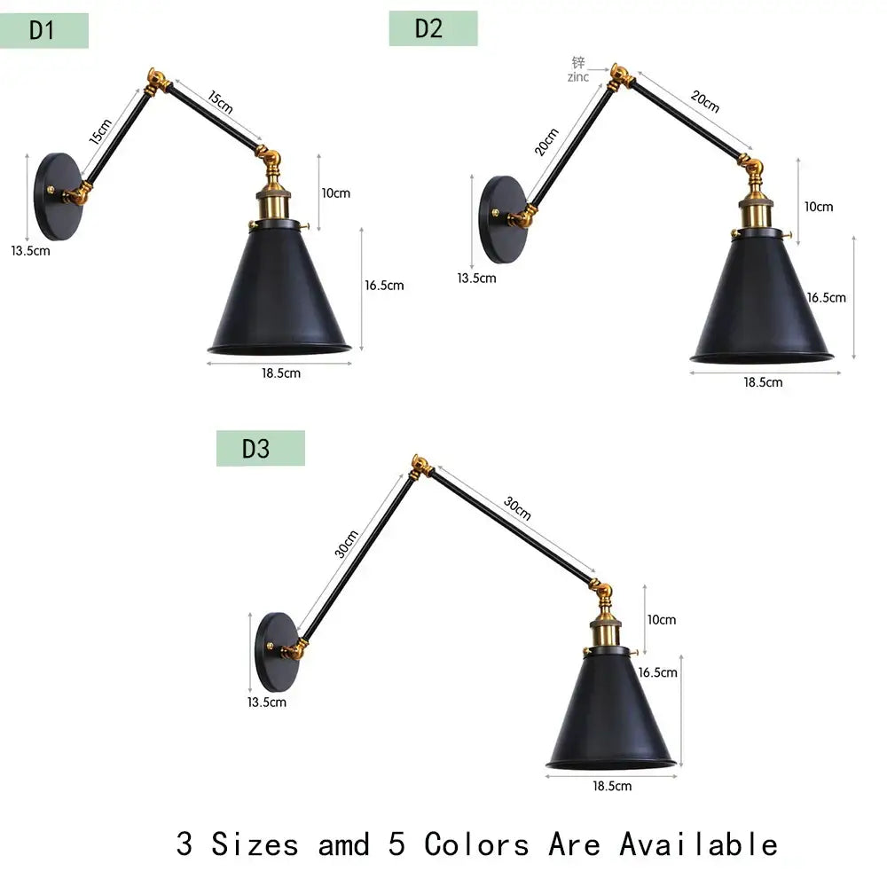 Copper Industrial Wall Lamp