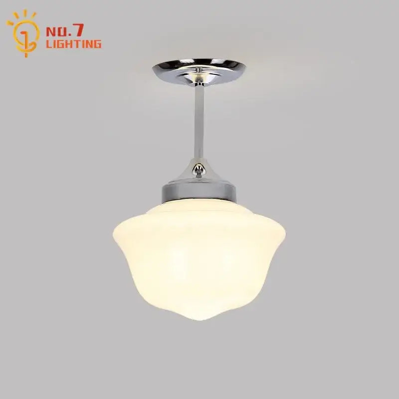 Cream Glass Kitchen Pendant