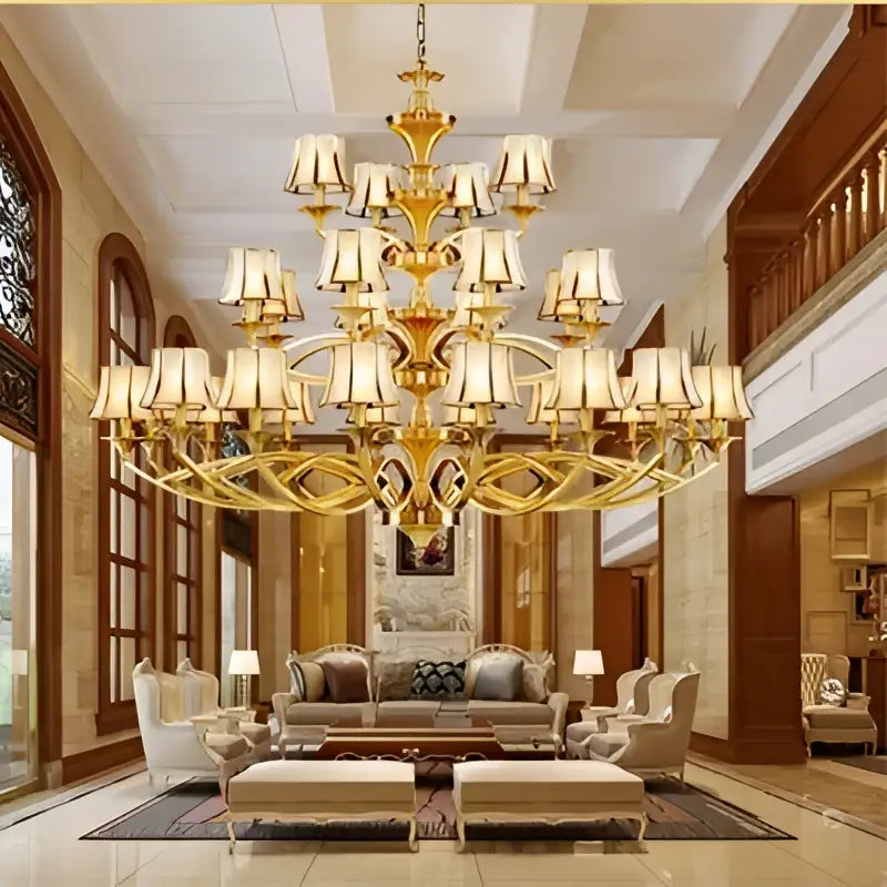 Copper Villa Chandelier