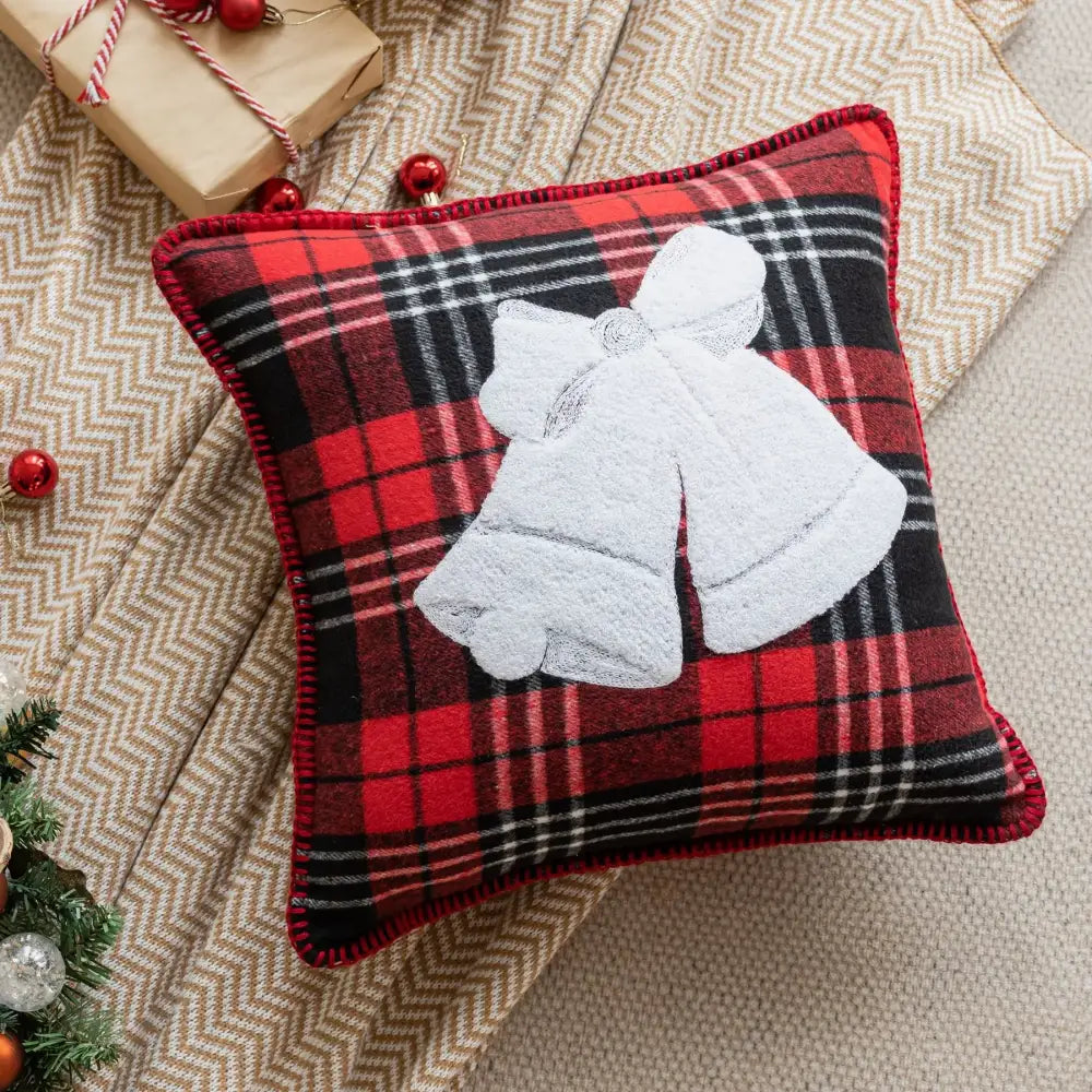 Red Green Plaid Pillowcase