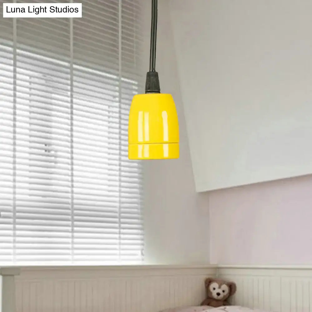 Red Ceramic Pendant Light
