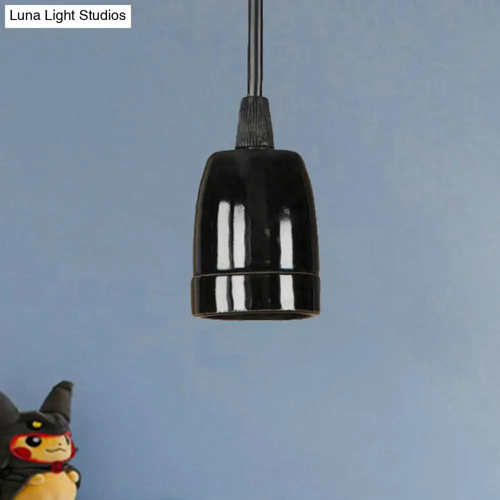 Red Ceramic Pendant Light