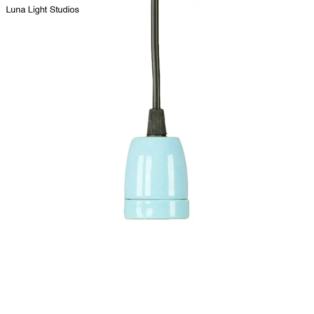 Red Ceramic Pendant Light