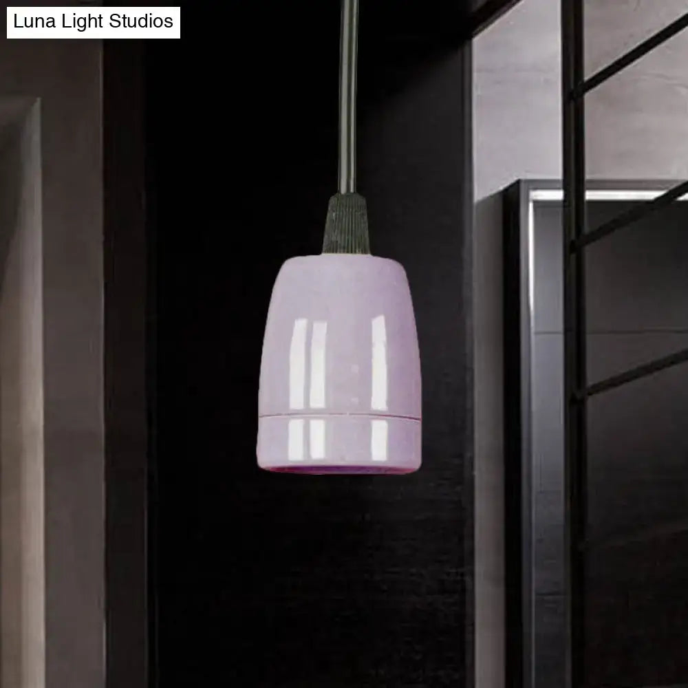 Red Ceramic Pendant Light