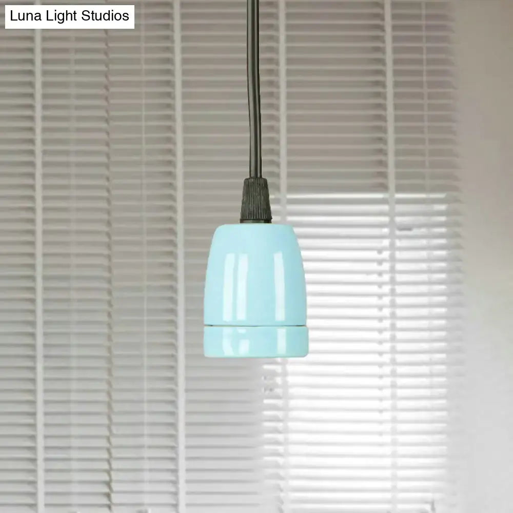 Red Ceramic Pendant Light