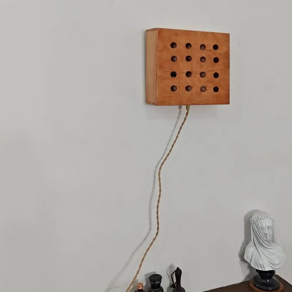 Wooden Retro Wall Light