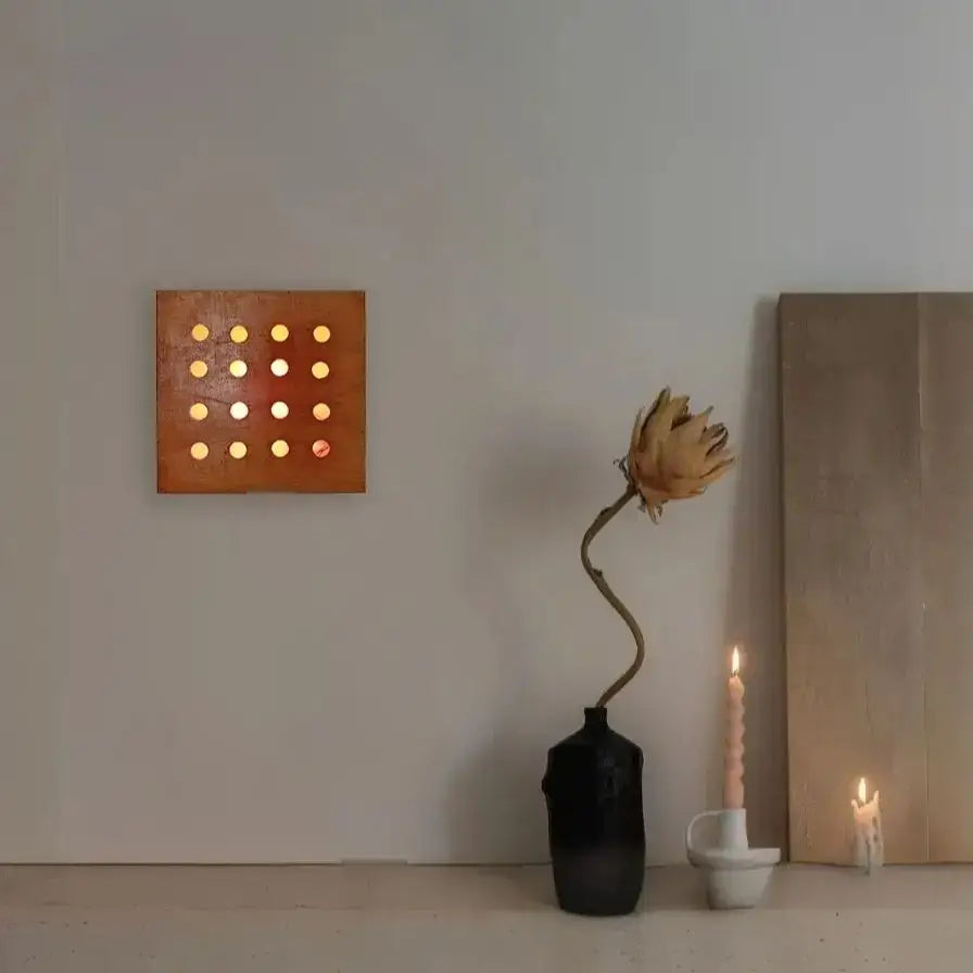 Wooden Retro Wall Light