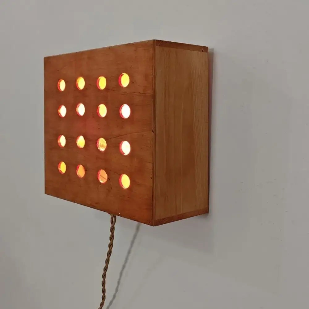 Wooden Retro Wall Light