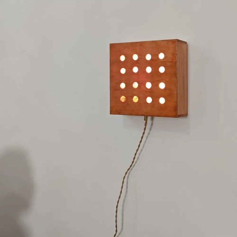 Wooden Retro Wall Light