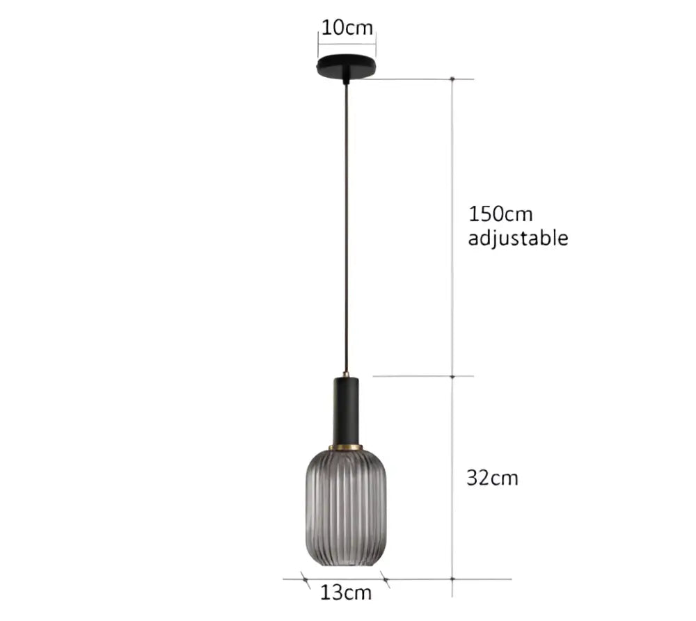 Colorful Glass Pendant Light