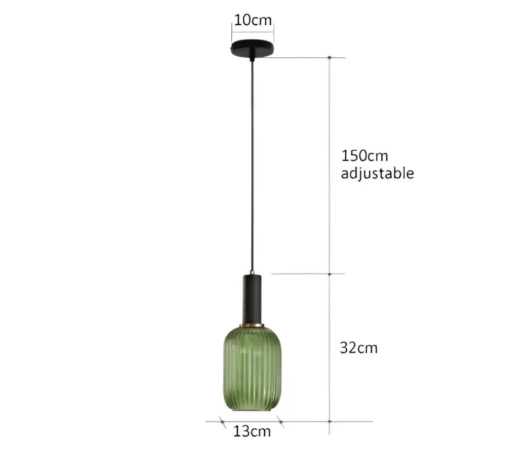 Colorful Glass Pendant Light