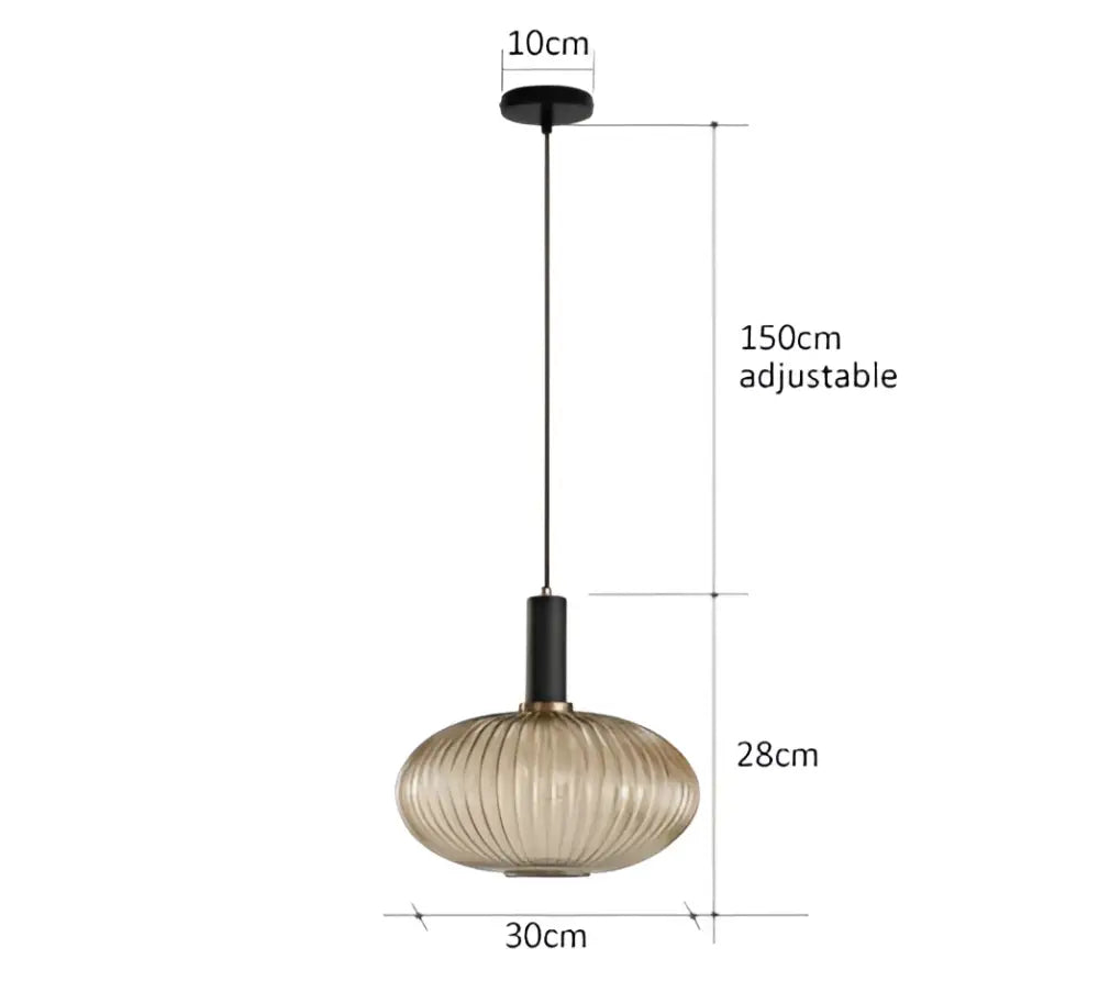 Colorful Glass Pendant Light