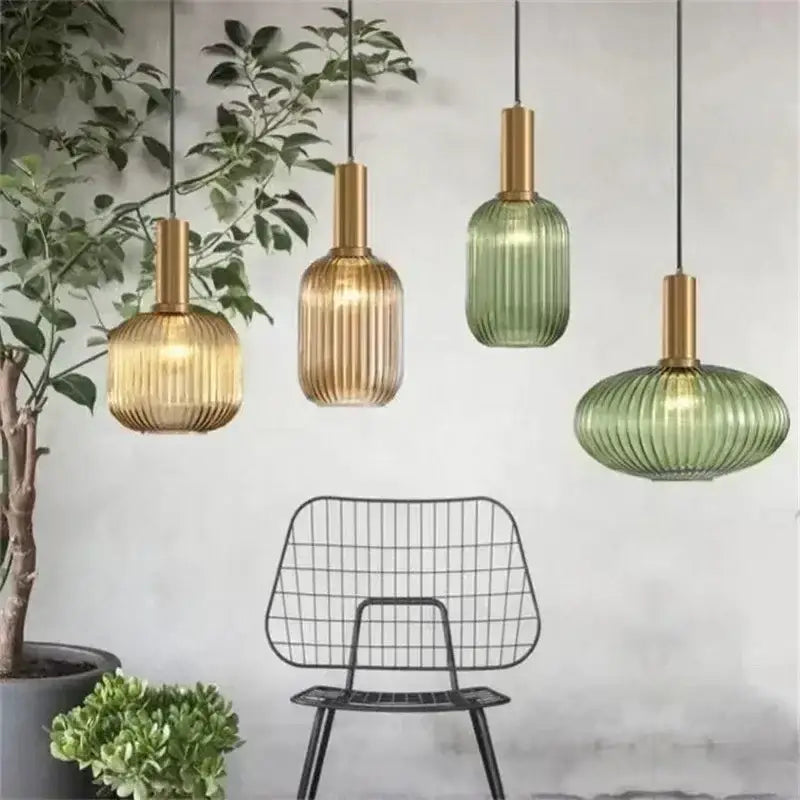 Colorful Glass Pendant Light
