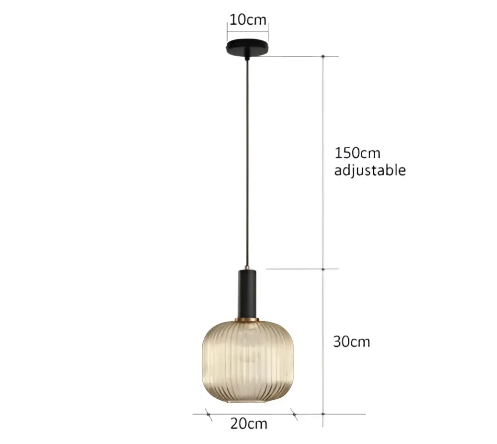 Colorful Glass Pendant Light