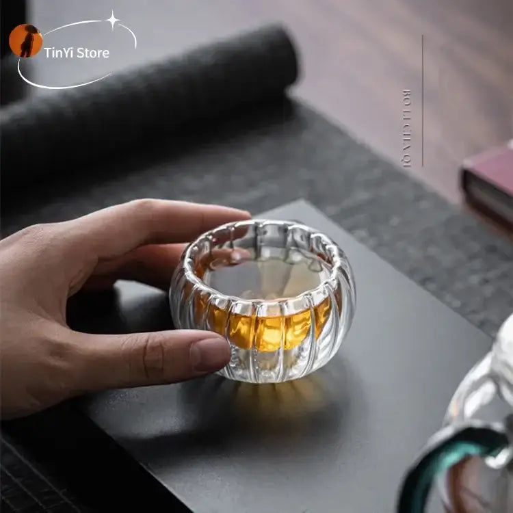 Clear Double Wall Teacups
