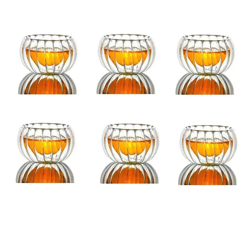 Clear Double Wall Teacups