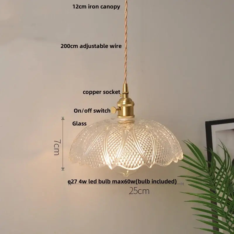 Clear Glass LED Pendant