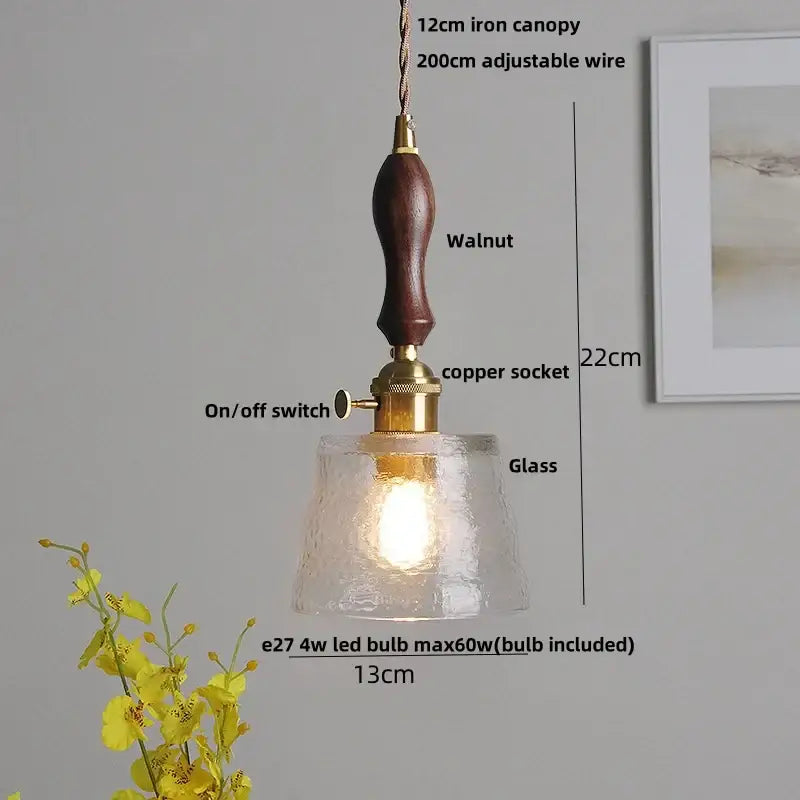 Clear Glass LED Pendant