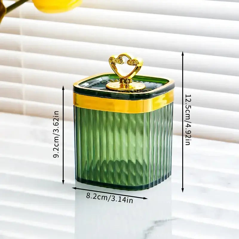 Olive Acrylic Jar Set