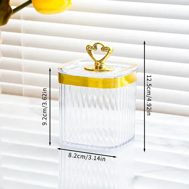 Olive Acrylic Jar Set