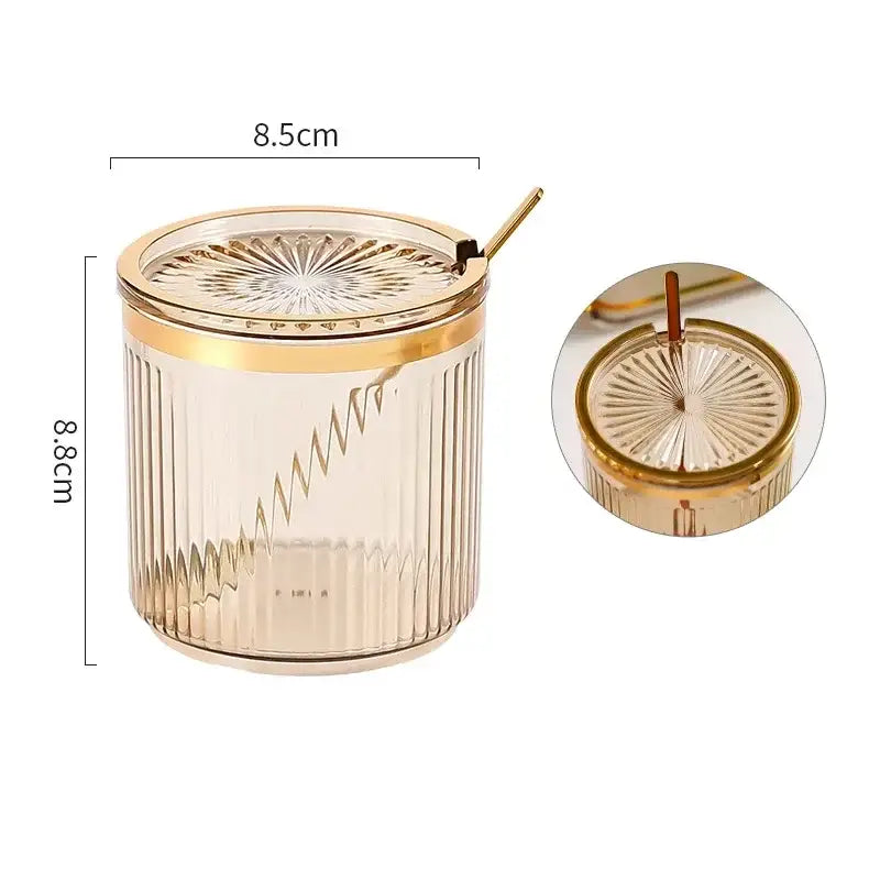 Olive Acrylic Jar Set