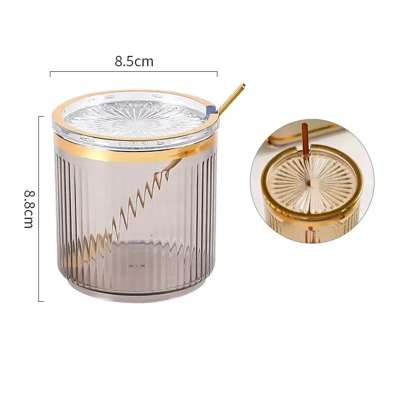 Olive Acrylic Jar Set
