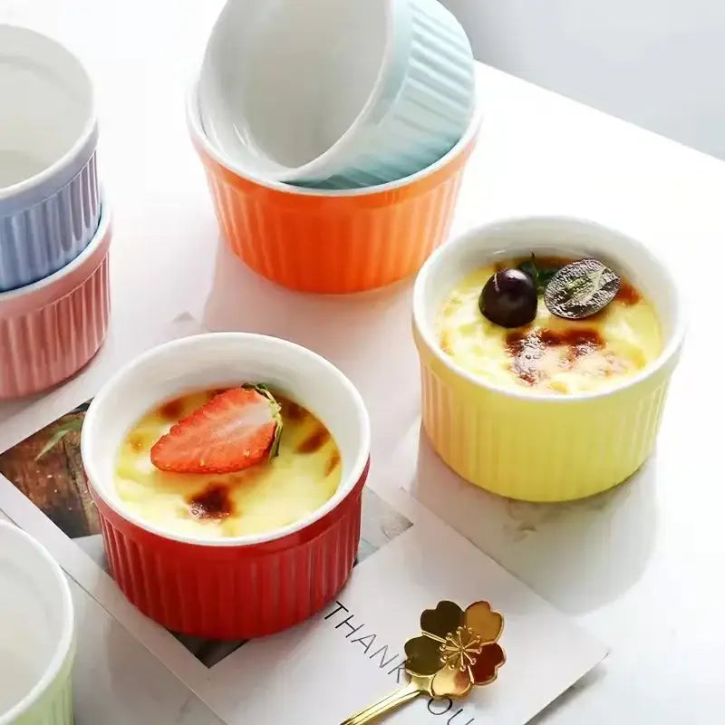 Colorful Ceramic Ramekin Set
