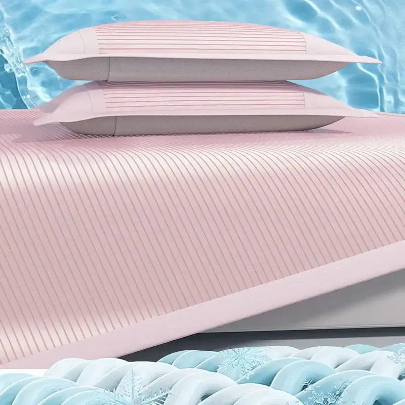 Pink Soft Bed Mat Set