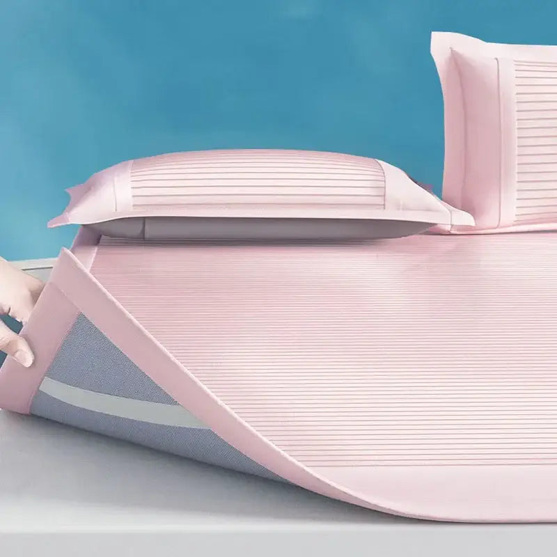 Pink Soft Bed Mat Set