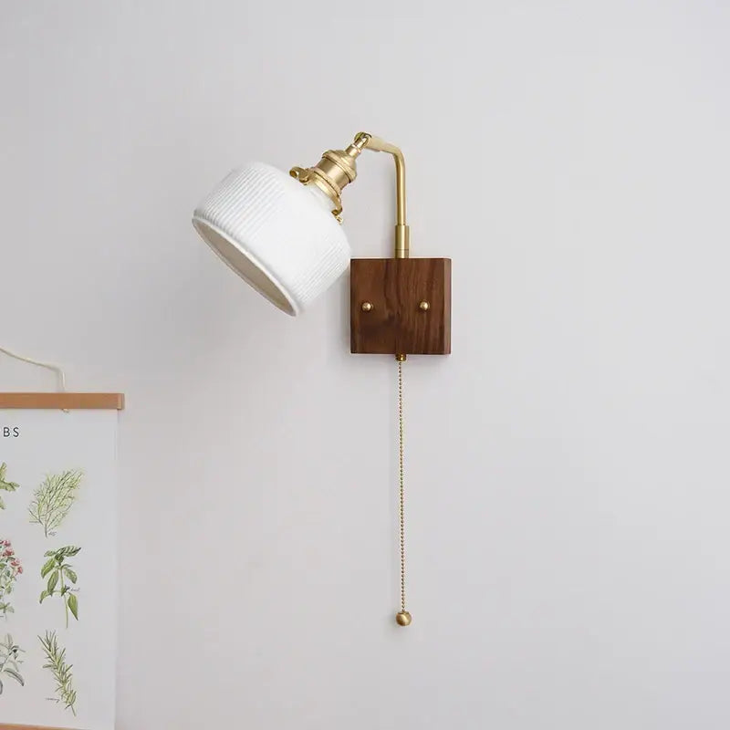 White Ceramic Wall Lamp