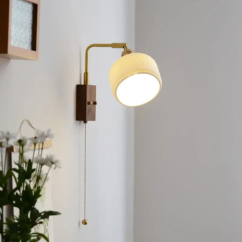 White Ceramic Wall Lamp