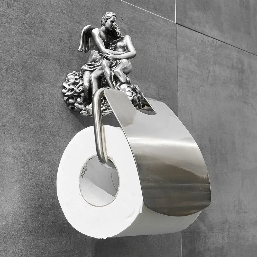 Silver Angel Bathroom Set