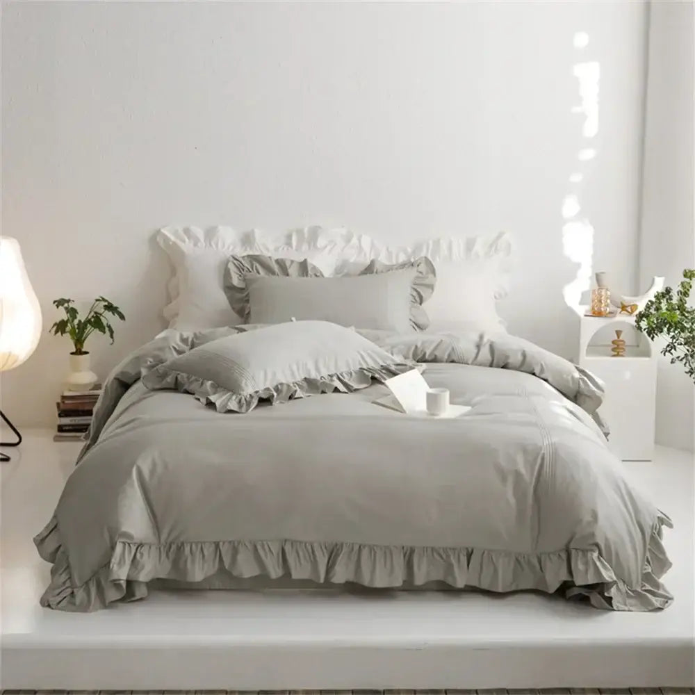 Light Green Cotton Bedding