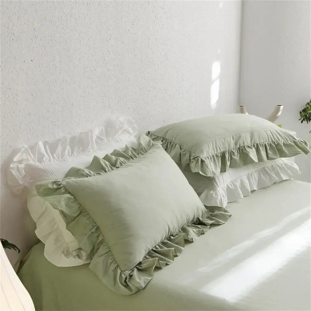 Light Green Cotton Bedding