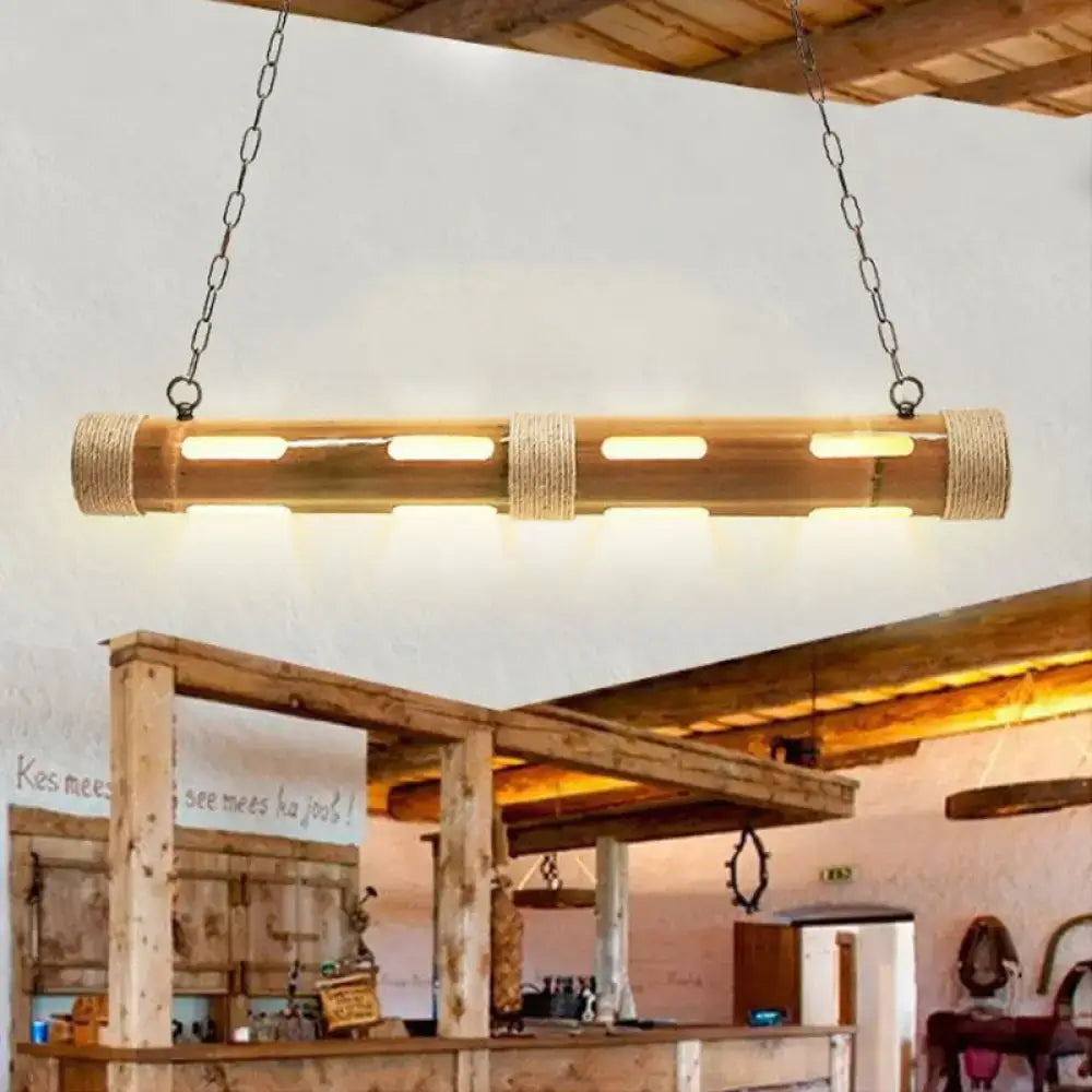 Beige Bistro Pendant Light