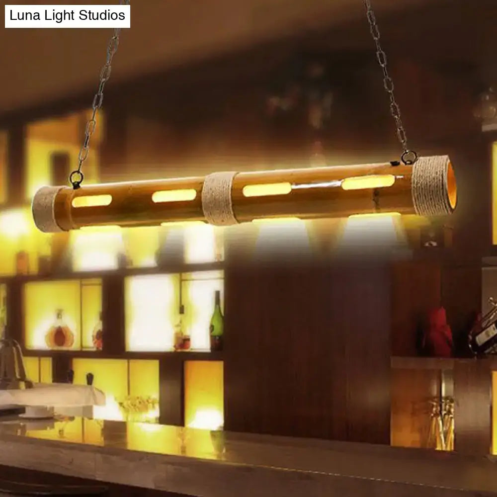 Beige Bistro Pendant Light