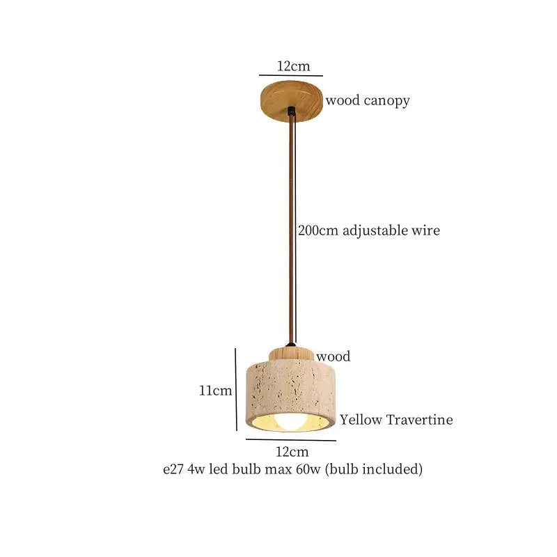 Brass Ceramic Glass Pendant