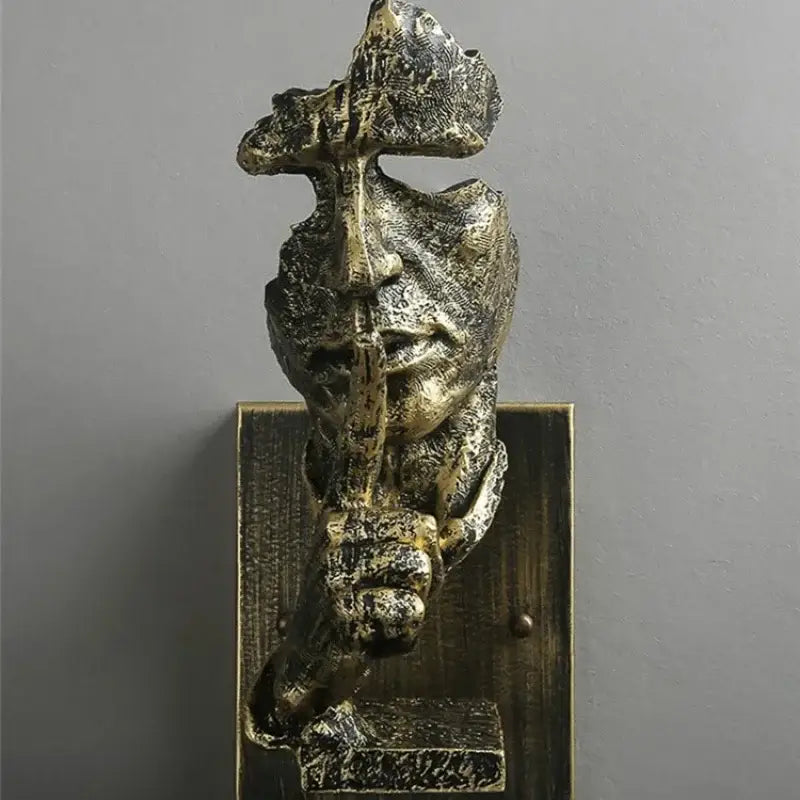 Bronze Sculptural Wall Lamp