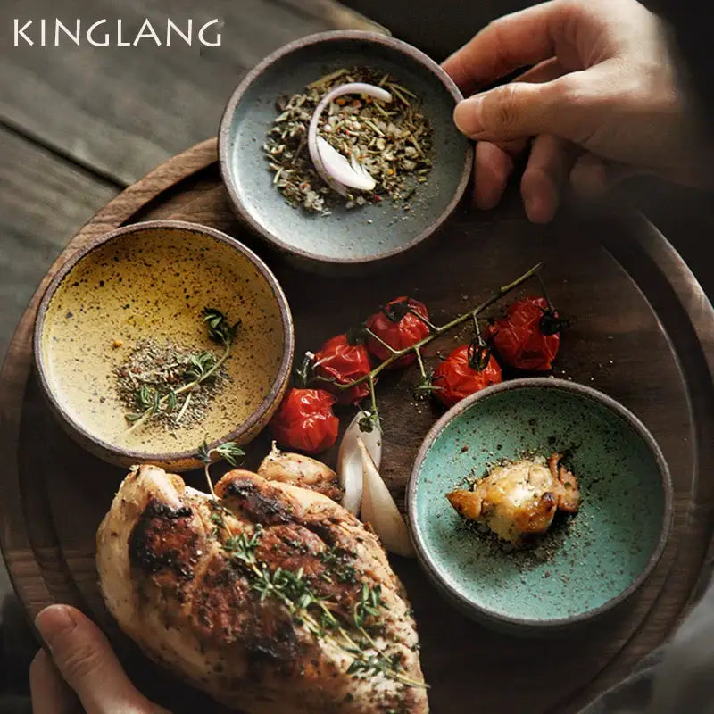Speckled Ceramic Sauce Dish