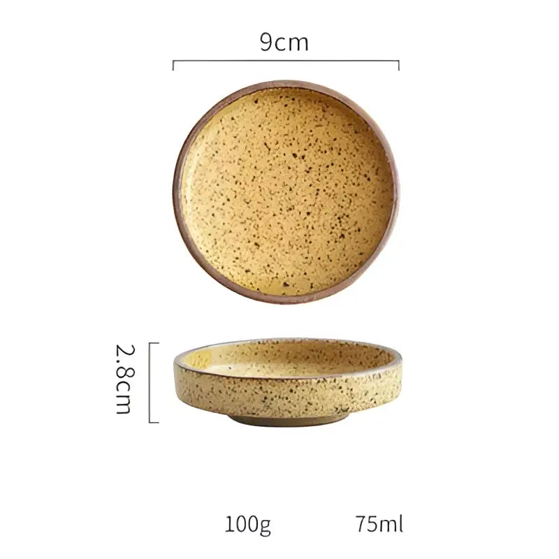 Speckled Ceramic Sauce Dish