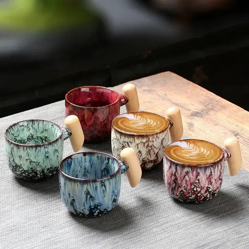 Ceramic Rustic Latte Mug