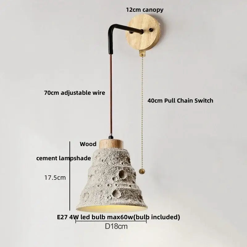 Cement Nordic Wall Lamp