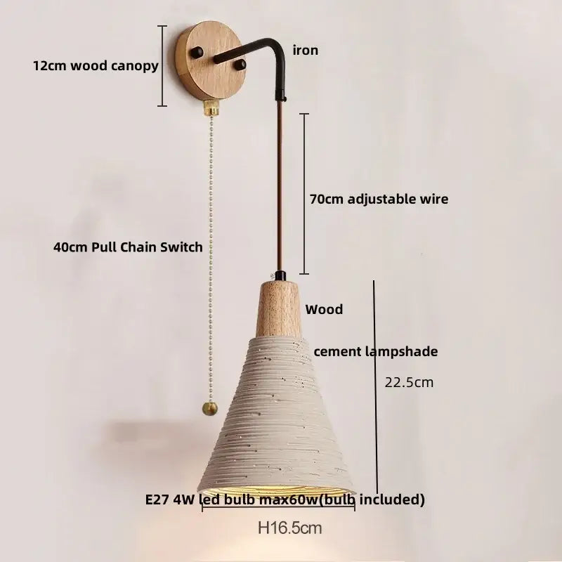 Cement Nordic Wall Lamp
