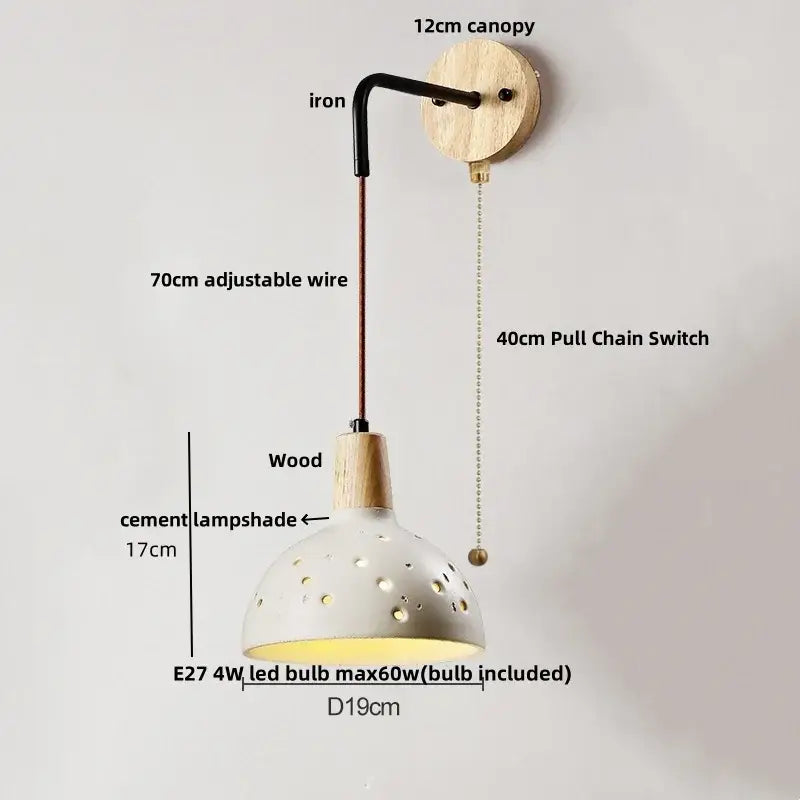 Cement Nordic Wall Lamp