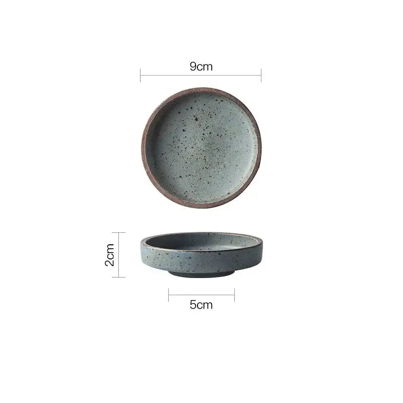 Speckled Ceramic Snack Plates